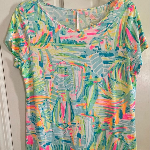 LILLY PULITZER Marlowe Dress NWT Size Large Sea Salt Sun NWT - Picture 9 of 9
